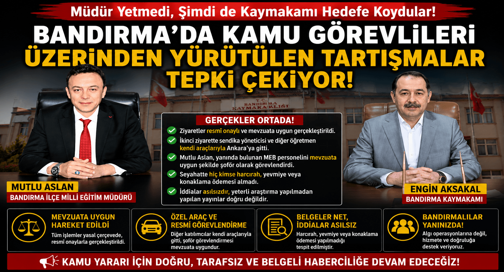 MÜDÜR YETMEDİ,ŞİMDİ de KAYMAKAMI HEDEFE KOYDULAR!!!