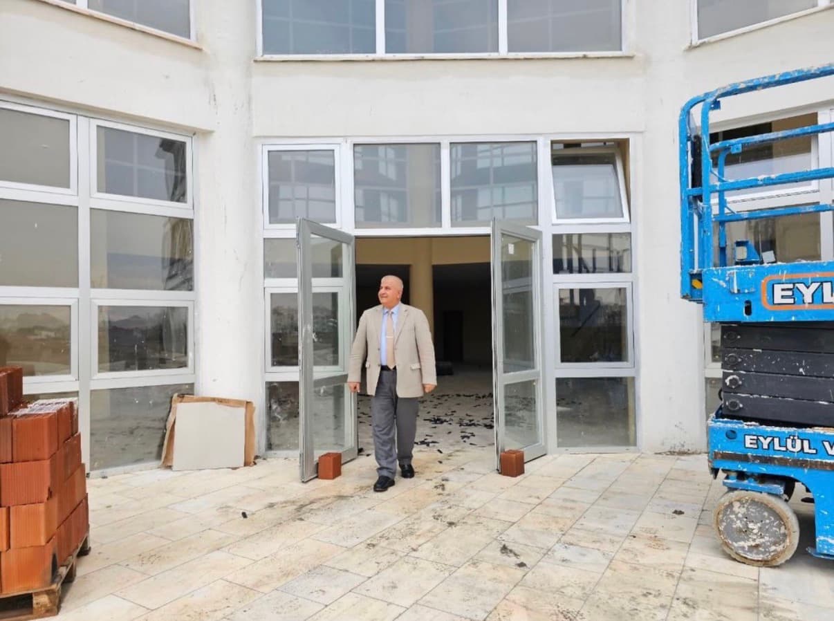 İl Milli Eğitim Müdürü Kal, yatırımları yerinde denetlemeyi sürdürüyor