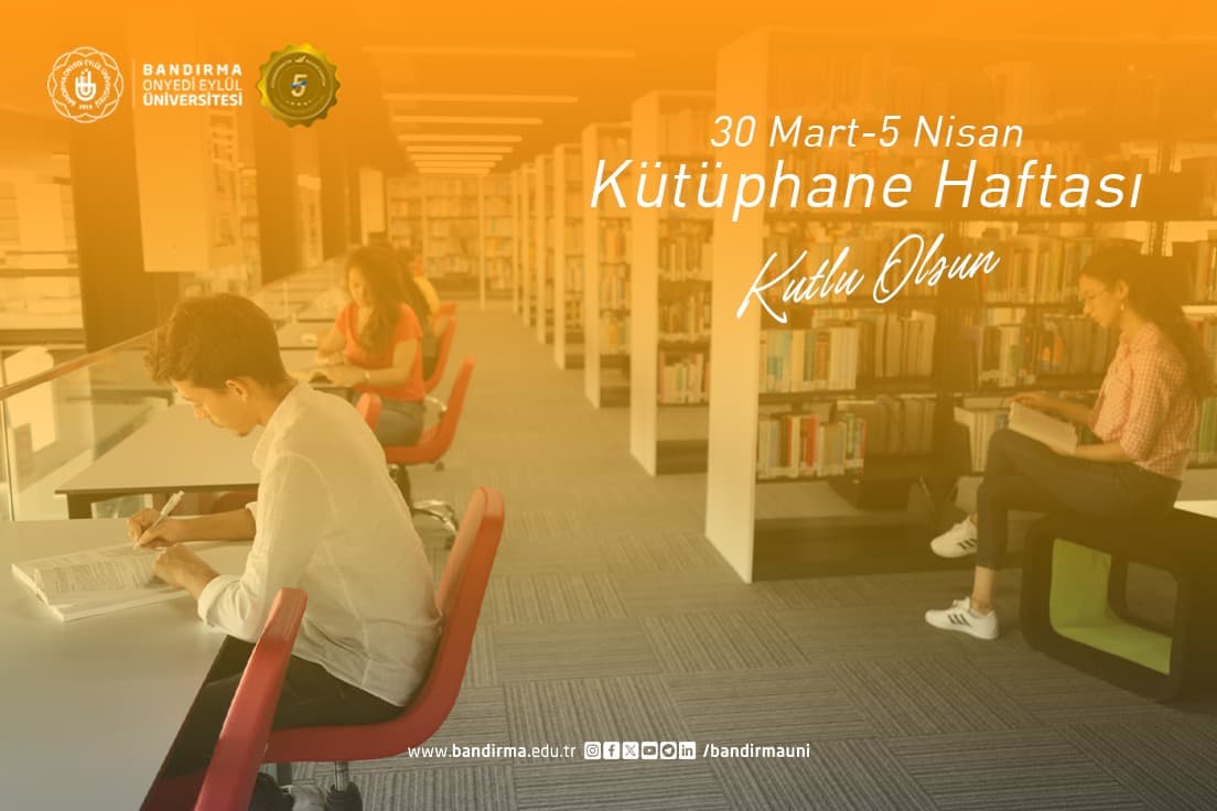 REKTÖR BOZ’DAN “KÜTÜPHANE HAFTASI” MESAJI