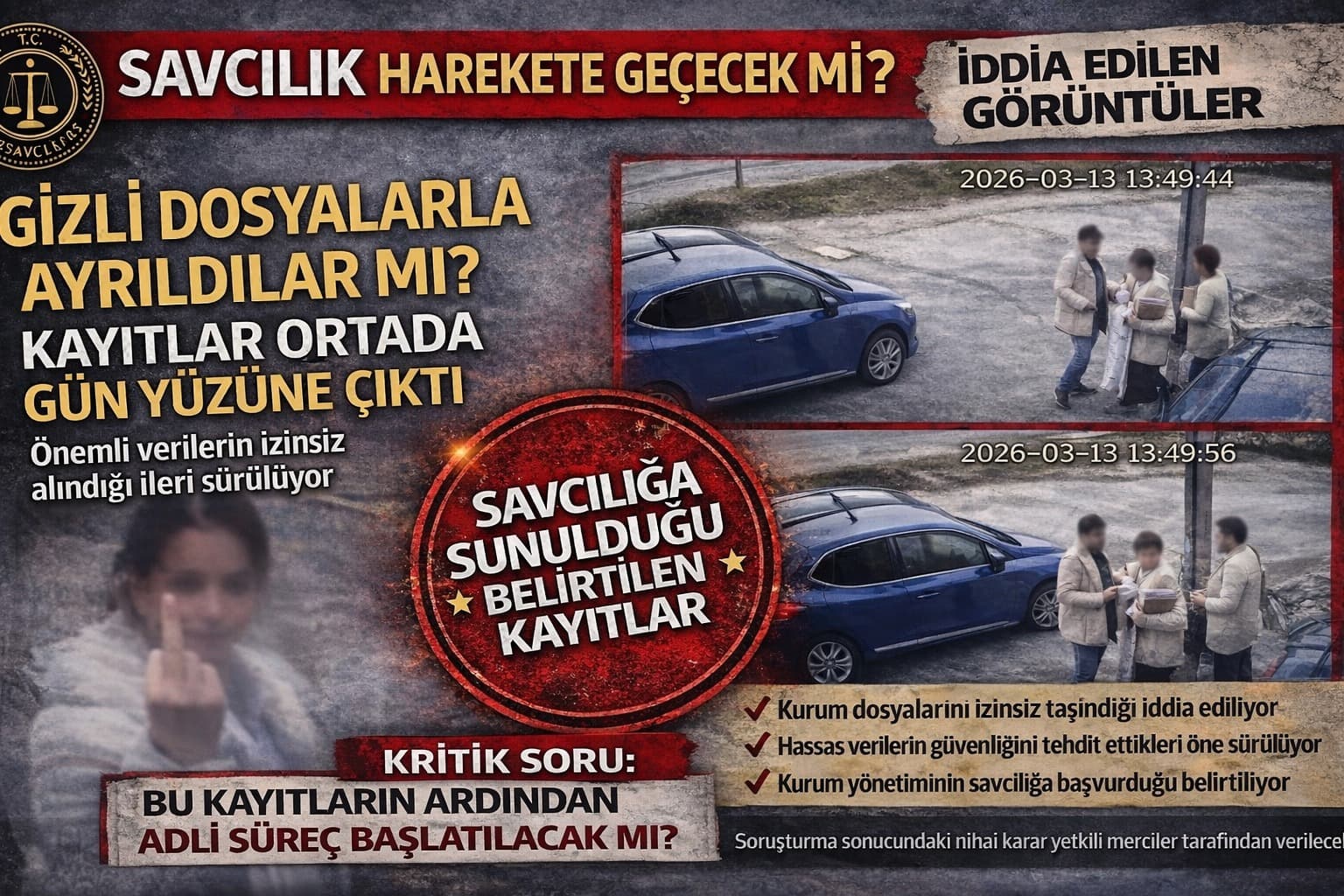 SAVCILIK HAREKETE GEÇECEK Mİ? DOSYALARLA AYRILDIKLARI İDDİA EDİLEN GÖRÜNTÜLER ORTAYA ÇIKTI