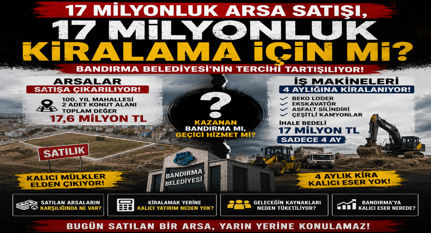 BANDIRMA’DA 17 MİLYONLUK SORU