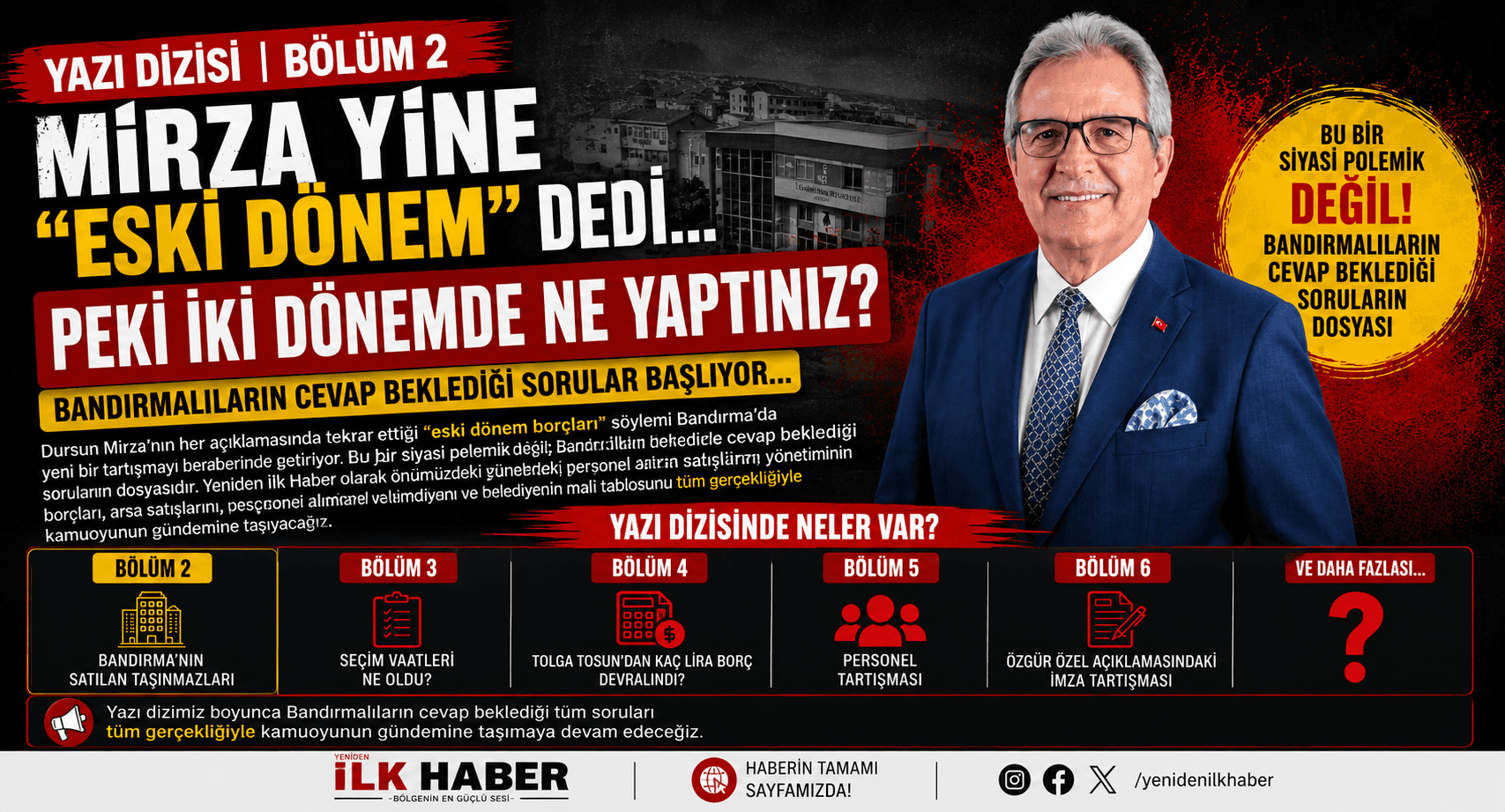 YAZI DİZİSİ | MİRZA YİNE "ESKİ DÖNEM" DEDİ… PEKİ İKİ DÖNEMDE NE YAPTINIZ?