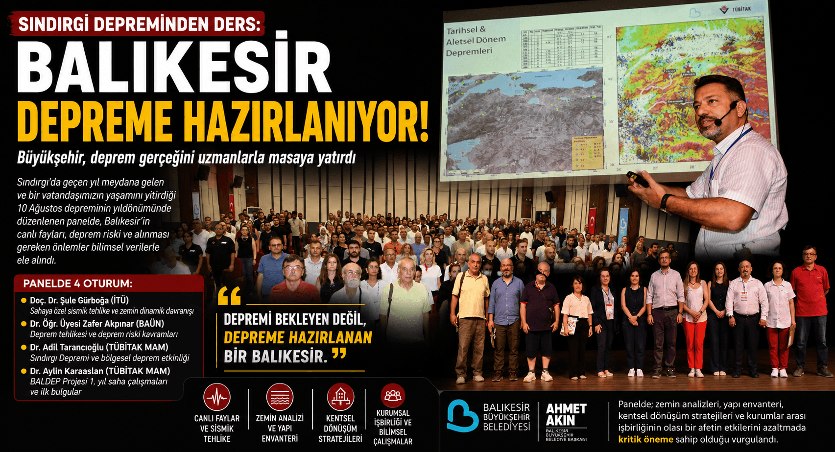 SINDIRGI DEPREMİNDEN DERS: BALIKESİR DEPREME HAZIRLANIYOR