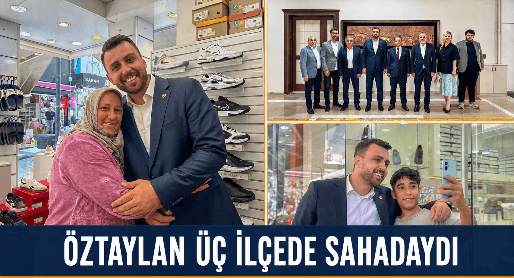 ÖZTAYLAN ÜÇ İLÇEDE SAHADAYDI
