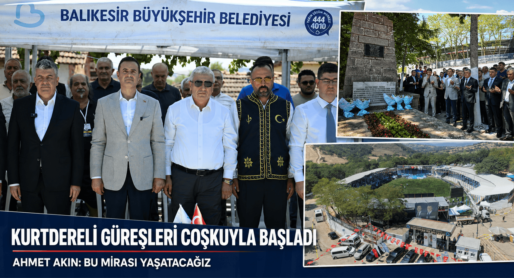 BAŞKAN AHMET AKIN: “KURTDERELİ’NİN MİRASINI GENÇLERİMİZE AKTARMAYA DEVAM EDECEĞİZ”