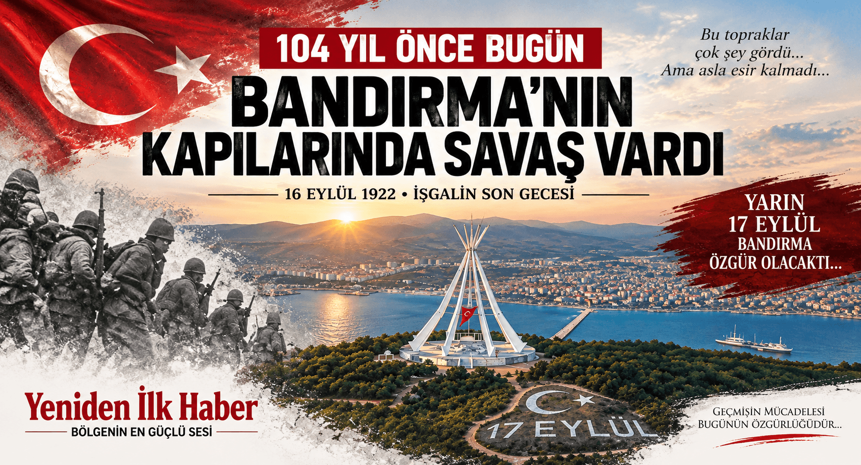 104 YIL ÖNCE BUGÜN BANDIRMA'NIN KAPILARINDA SAVAŞ VARDI