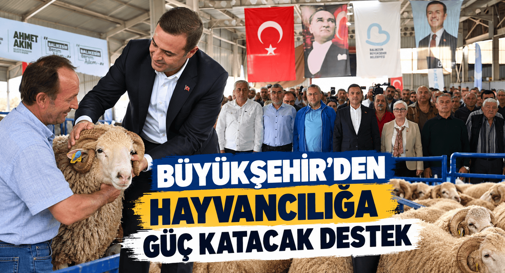 Büyükşehir’den Hayvancılığa Güç Katacak Destek